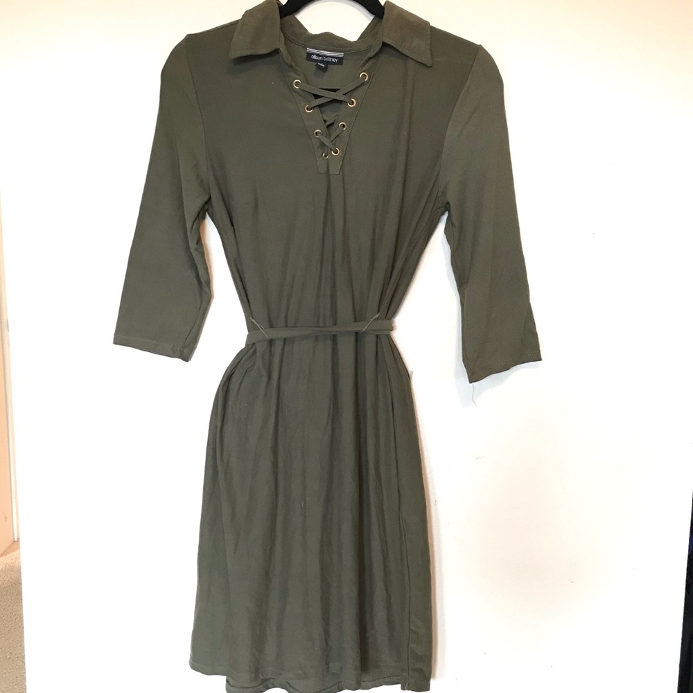 Army green dress